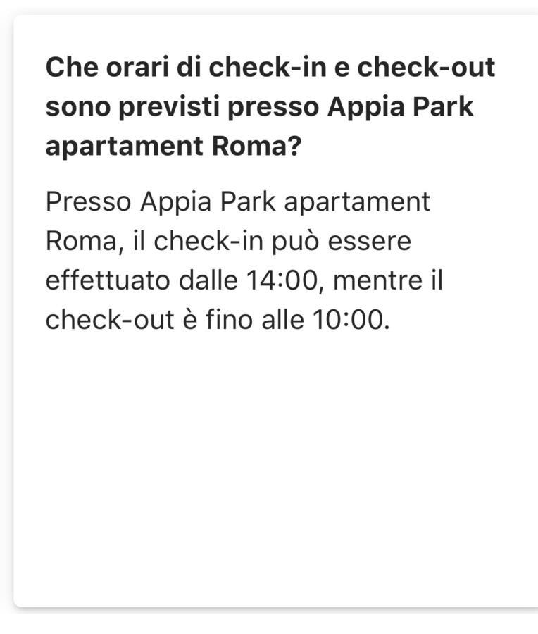 Appia Park Apartament 10 Min Dal Colosseo Rome Exterior photo
